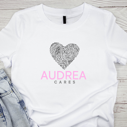 Audrea Cares T-Shirt (BIG LOGO)